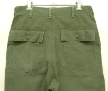 他の写真3: 60'S アメリカ軍 US ARMY "OG107" コットンサテン ベイカーパンツ W30L33 (VINTAGE)
