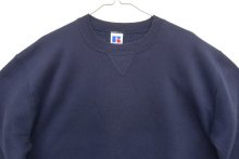 他の写真1: 90'S RUSSELL ATHLETIC 前Vガゼット付き クルーネック スウェットシャツ ネイビー USA製 (VINTAGE)