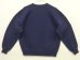画像4: 90'S RUSSELL ATHLETIC 前Vガゼット付き クルーネック スウェットシャツ ネイビー USA製 (VINTAGE) (4)