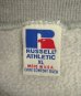 画像2: 90'S RUSSELL ATHLETIC 前Vガゼット付き クルーネック スウェットシャツ ヘザーグレー USA製 (VINTAGE) (2)