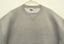 他の写真1: 90'S RUSSELL ATHLETIC 前Vガゼット付き クルーネック スウェットシャツ ヘザーグレー USA製 (VINTAGE)