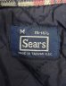 画像2: 90'S SEARS 裏地キルティング プリントフランネル ワークシャツ チェック柄 (VINTAGE) (2)