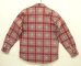 画像4: 90'S SEARS 裏地キルティング プリントフランネル ワークシャツ チェック柄 (VINTAGE) (4)