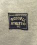 画像3: 90'S RUSSELL ATHLETIC ライン入りリブ Vネック スウェットシャツ ヘザーグレー USA製 (VINTAGE) (3)