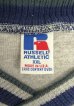 画像2: 90'S RUSSELL ATHLETIC ライン入りリブ Vネック スウェットシャツ ヘザーグレー USA製 (VINTAGE) (2)