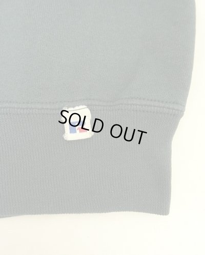 画像3: 90'S RUSSELL ATHLETIC 前Vガゼット付き クルーネック スウェットシャツ ダークグリーン USA製 (VINTAGE)