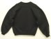画像4: 90'S RUSSELL ATHLETIC 前Vガゼット付き クルーネック スウェットシャツ ブラック メキシコ製 (VINTAGE) (4)
