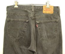 他の写真3: 90'S LEVIS 501 デニム 先染めブラック W33L30 USA製 (VINTAGE)