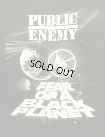 画像6: 90'S PUBLIC ENEMY "FEAR OF A BLACK PLANET" シングルステッチ 両面プリント 半袖 Tシャツ ブラック USA製 (VINTAGE)