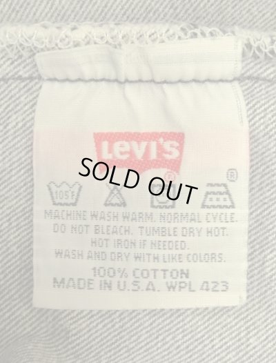 画像2: 90'S LEVIS 501 デニム 先染めブラック W33L30 USA製 (VINTAGE)