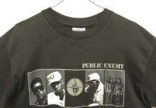 他の写真1: 90'S PUBLIC ENEMY "FEAR OF A BLACK PLANET" シングルステッチ 両面プリント 半袖 Tシャツ ブラック USA製 (VINTAGE)