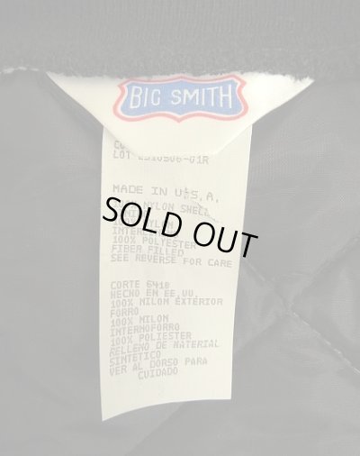 画像2: 80'S BIG SMITH 三角タグ キルティングベスト ブラック USA製 (DEADSTOCK)