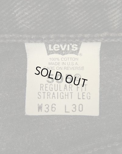 画像2: 00'S LEVIS 505 デニム ブラック W36L30 USA製 (VINTAGE)