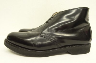 画像3: 80〜90'S WEINBRENNER レザー ポストマン チャッカブーツ ブラック USA製 (VINTAGE)