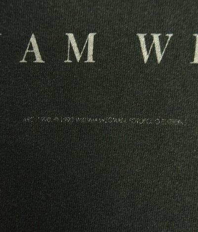 画像4: 90'S WILLIAM WEGMAN "ARC" 長袖 Tシャツ ブラック USA製 (VINTAGE)