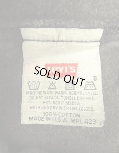 画像2: 90'S LEVIS 501 デニム ブラック USA製 W36L32 (VINTAGE)