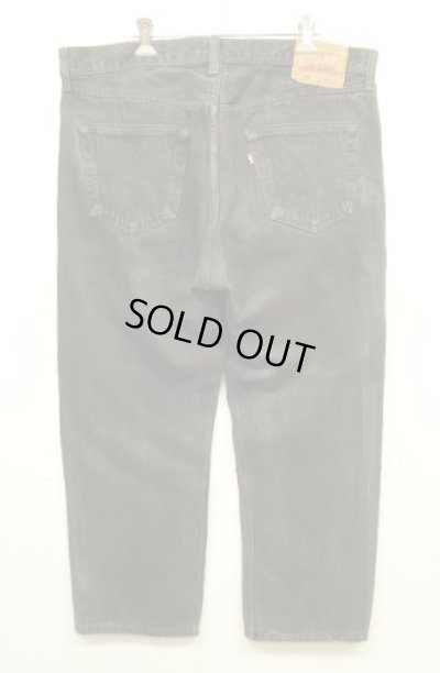 画像3: 90'S LEVIS 501 デニム ブラック USA製 W36L32 (VINTAGE)