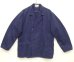 画像1: 80'S KLM KLEDING ダブルブレスト ワークジャケット カバーオール インクブルー (VINTAGE) (1)