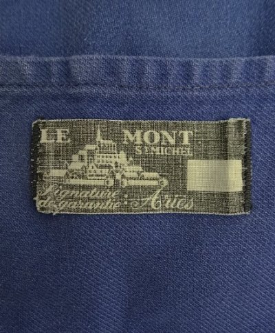 画像2: 60'S LE MONT ST MICHAEL ワークジャケット カバーオール フェードブルー (VINTAGE)