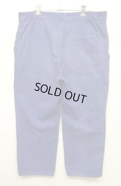 画像3: 70'S ユーロワーク ワークパンツ フェードブルー (VINTAGE)