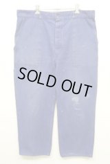 70'S ユーロワーク ワークパンツ フェードブルー (VINTAGE)