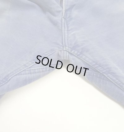 画像4: 50'S DUBURE & DEVERCHERE モールスキン フックボタン ワークパンツ フェードブルー (VINTAGE)