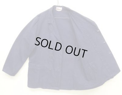 画像3: 80'S KLM KLEDING ダブルブレスト ワークジャケット カバーオール インクブルー (VINTAGE)