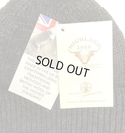 画像3: HIGHLAND 2000 ウール ワッチキャップ チャコール イングランド製 (NEW) 