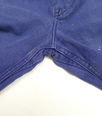 画像2: 70'S ユーロワーク ワークパンツ フェードブルー (VINTAGE)
