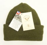 HIGHLAND 2000 ウール ワッチキャップ オリーブ イングランド製 (NEW) 