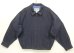 画像1: 90'S EDDIE BAUER 白タグ ピーチスキン チンスト付き ドリズラージャケット ネイビー (VINTAGE) (1)