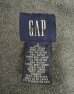 画像2: 00'S GAP 旧タグ 裏地フリース ナイロン アノラック ブラック (VINTAGE) (2)