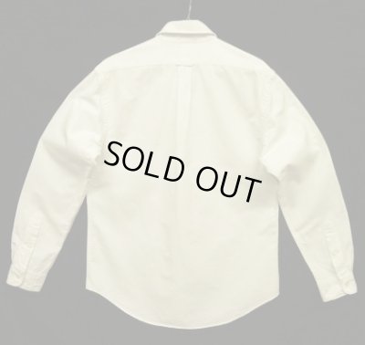 画像4: 90'S RALPH LAUREN "BLEECKER CLUB" ラウンドカラー 長袖 オックスフォードシャツ ホワイト (VINTAGE)