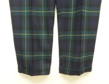 他の写真2: 90'S RALPH LAUREN ツープリーツ ウール セレモニーパンツ チェック柄 USA製 (VINTAGE)