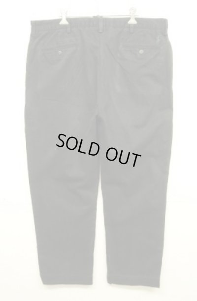 画像3: 90'S RALPH LAUREN "ETHAN PANT" ツープリーツ チノパンツ ブラック (VINTAGE)