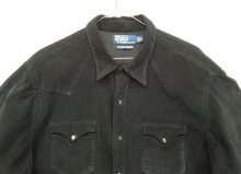 他の写真1: 90'S RALPH LAUREN "CLASSIC WESTERN" コーデュロイ 長袖 ウエスタンシャツ ブラック (VINTAGE)