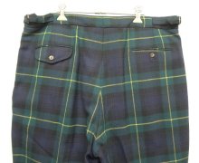 他の写真3: 90'S RALPH LAUREN ツープリーツ ウール セレモニーパンツ チェック柄 USA製 (VINTAGE)