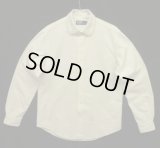 90'S RALPH LAUREN "BLEECKER CLUB" ラウンドカラー 長袖 オックスフォードシャツ ホワイト (VINTAGE)