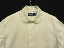 他の写真1: 90'S RALPH LAUREN "BLEECKER CLUB" ラウンドカラー 長袖 オックスフォードシャツ ホワイト (VINTAGE)