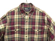 他の写真1: 90'S RALPH LAUREN "WOODSMAN WORKSHIRT" コットン 長袖 ワークシャツ チェック柄 (VINTAGE)