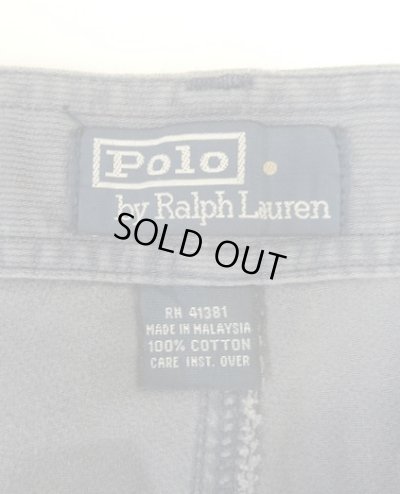 画像2: 90'S RALPH LAUREN コットンピケ ユーティリティパンツ ブルー (VINTAGE)