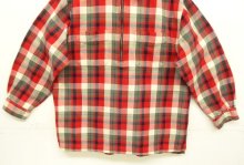 他の写真3: 00'S EDDIE BAUER チンスト付き ハーフジップ 長袖 フランネルシャツ チェック柄 (VINTAGE)