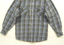 他の写真3: 80'S VAN HEUSEN コットン100% 長袖 フランネルシャツ チェック柄 (VINTAGE)