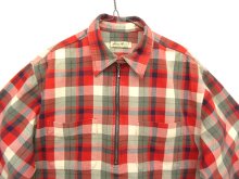 他の写真1: 00'S EDDIE BAUER チンスト付き ハーフジップ 長袖 フランネルシャツ チェック柄 (VINTAGE)
