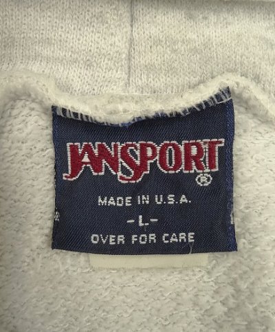 画像2: 90'S JANSPORT プルオーバー スウェットパーカー ヘザーグレー USA製 (VINTAGE)
