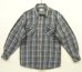 画像1: 80'S VAN HEUSEN コットン100% 長袖 フランネルシャツ チェック柄 (VINTAGE) (1)