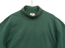 他の写真1: 90'S NIKE 白タグ タートルネック 長袖 Tシャツ ダークグリーン USA製 (VINTAGE)