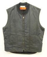 90'S RED KAP キルティングベスト チャコール メキシコ製 (VINTAGE)