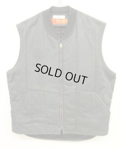 画像1: 90'S RED KAP キルティングベスト チャコール メキシコ製 (VINTAGE)