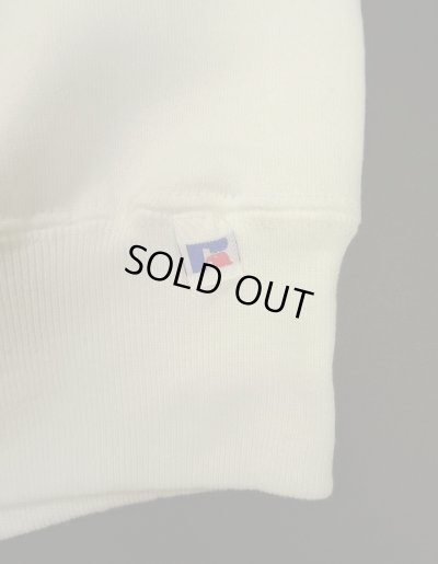 画像4: 90'S RUSSELL ATHLETIC 前Vガゼット付き クルーネック 半袖 スウェットシャツ ホワイト USA製 (DEADSTOCK)